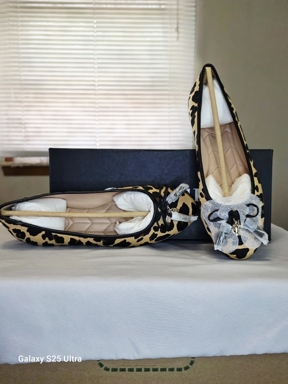 COACH Benni Leopard Flats Size 7B